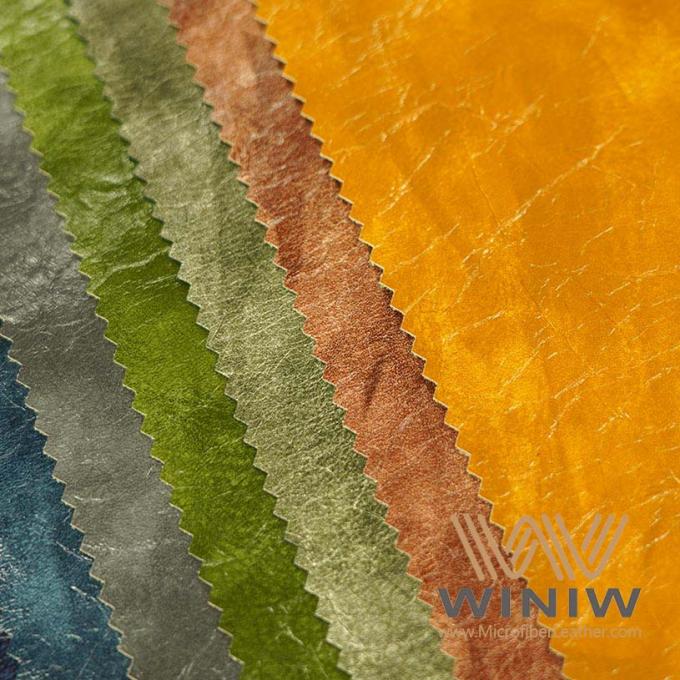 Cuero sintético de alta calidad de la multa de WINIW y de la textura hermosa para la ropa
