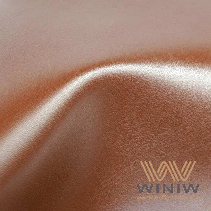 Tela uniforme de la imitación de cuero de la microfibra del color y de la textura de WINIW para las correas