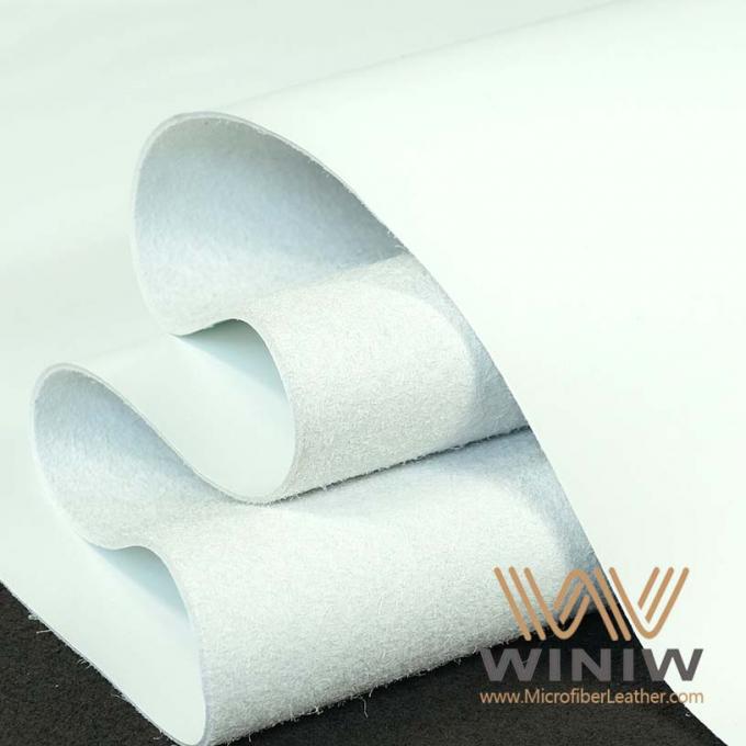 El PVC artificial de la microfibra de la retención excelente del color del final de la suave al tacto de WINIW cubre con cuero para los zapatos
