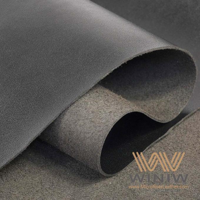 Material sintético muy brillante Arruga-resistente del PVC del cuero de zapato de la microfibra,