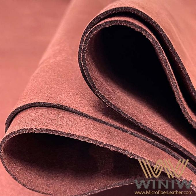 Cuero de la microfibra del ante de imitación del color del chocolate para las sillas de montar del caballo