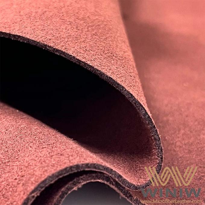 Cuero de la microfibra del ante de imitación del color del chocolate para las sillas de montar del caballo