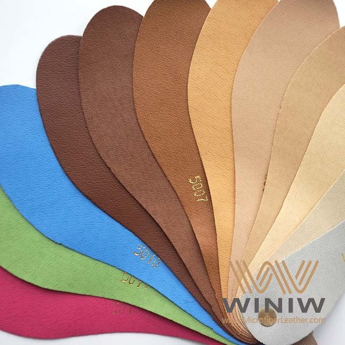 Respirable todo el material de alineación sintético de la microfibra de los colores para los zapatos