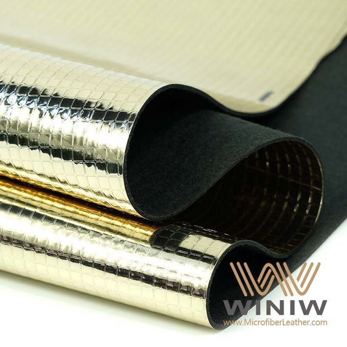Cuero superior del   del falso de la PU del   de la microfibra del     material de los zapatos